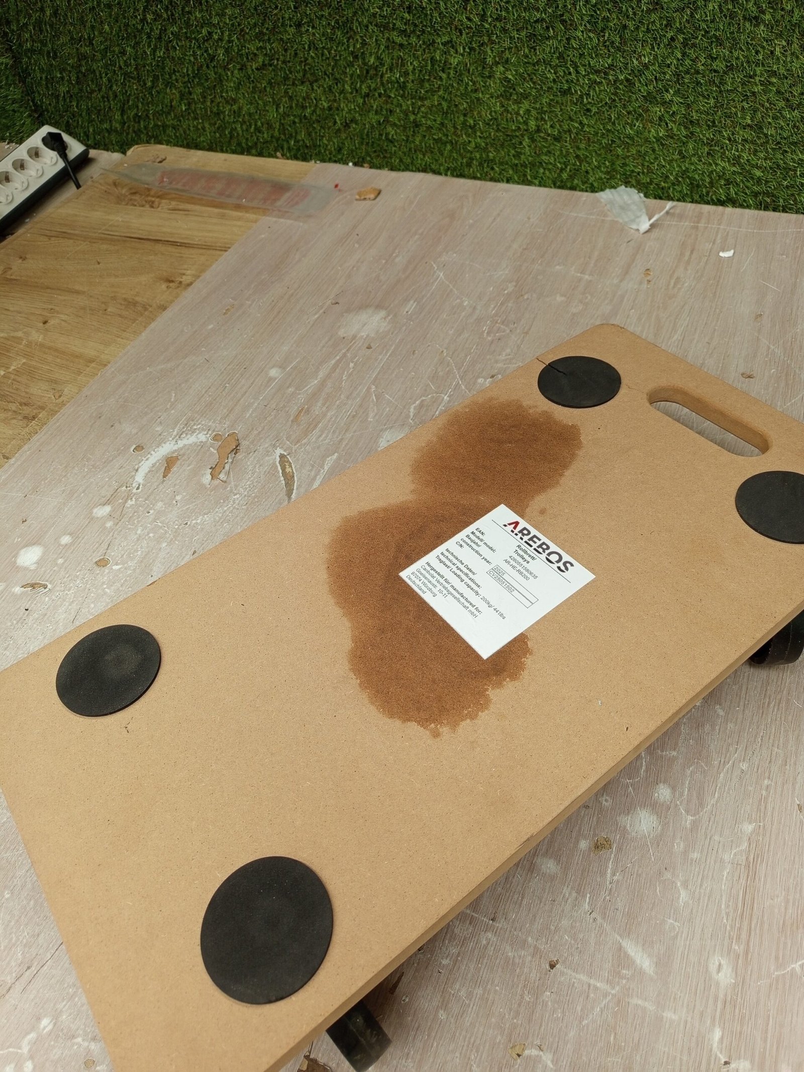 Base con ruedas Arebos Ayuda - Imagen 5