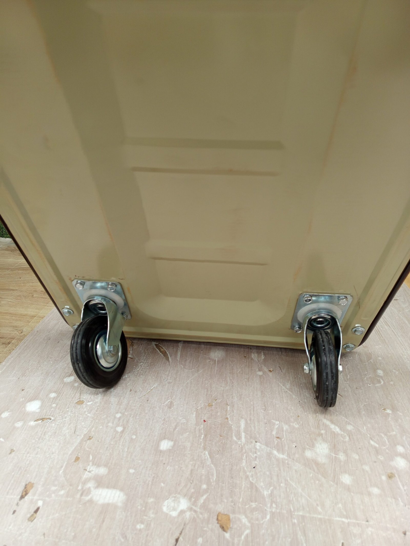 Carro de plataforma 300 kg negro-crema Arebos - Imagen 4