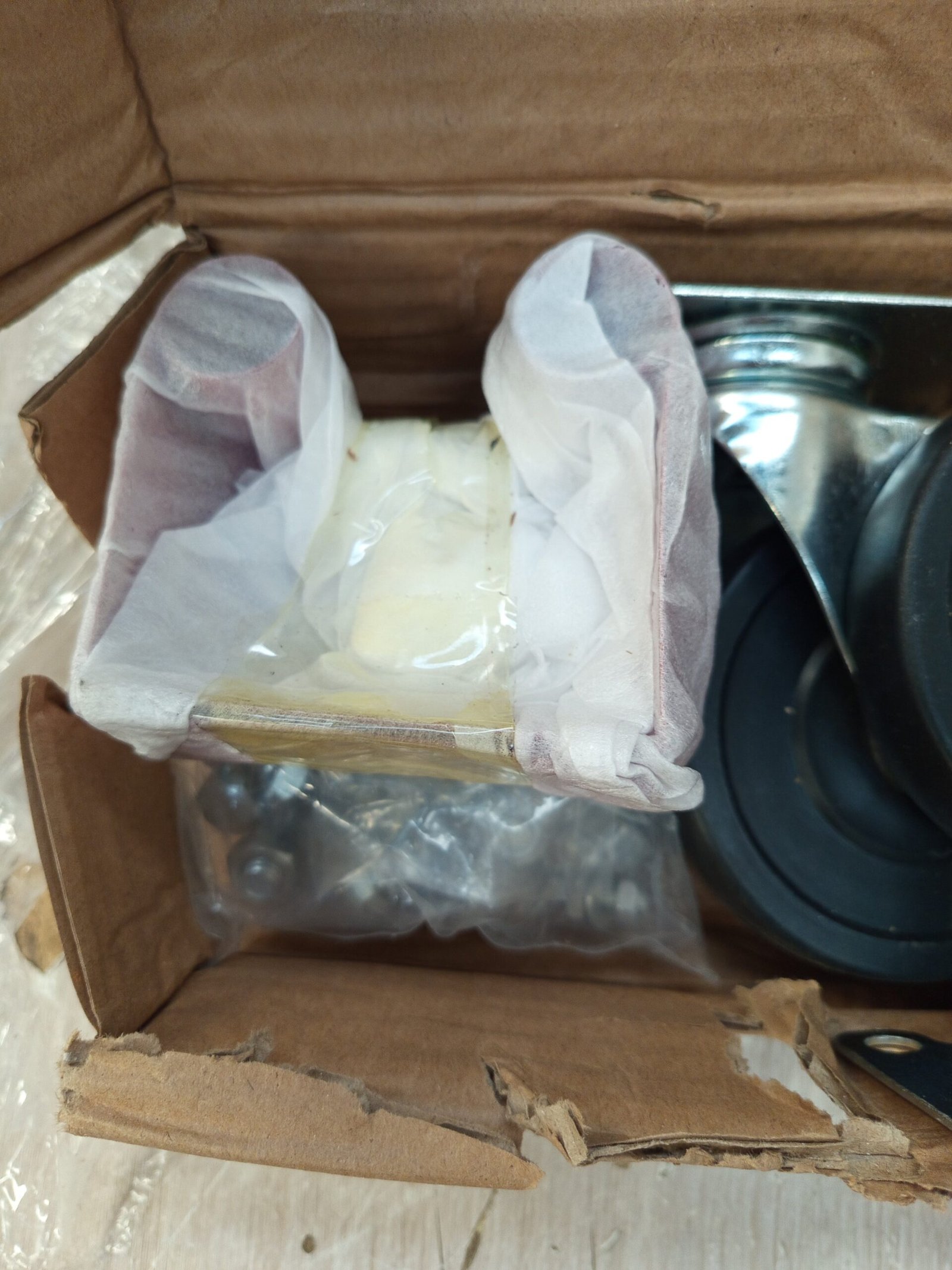 Carro de taller con 3 compartimentos rojo Arebos - Imagen 3