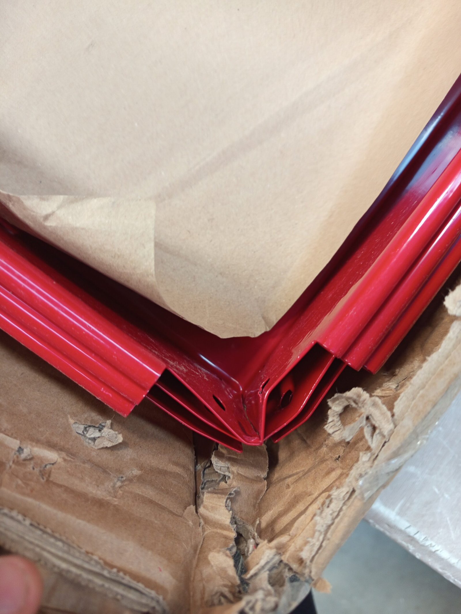 Carro de taller con 3 compartimentos rojo Arebos - Imagen 7