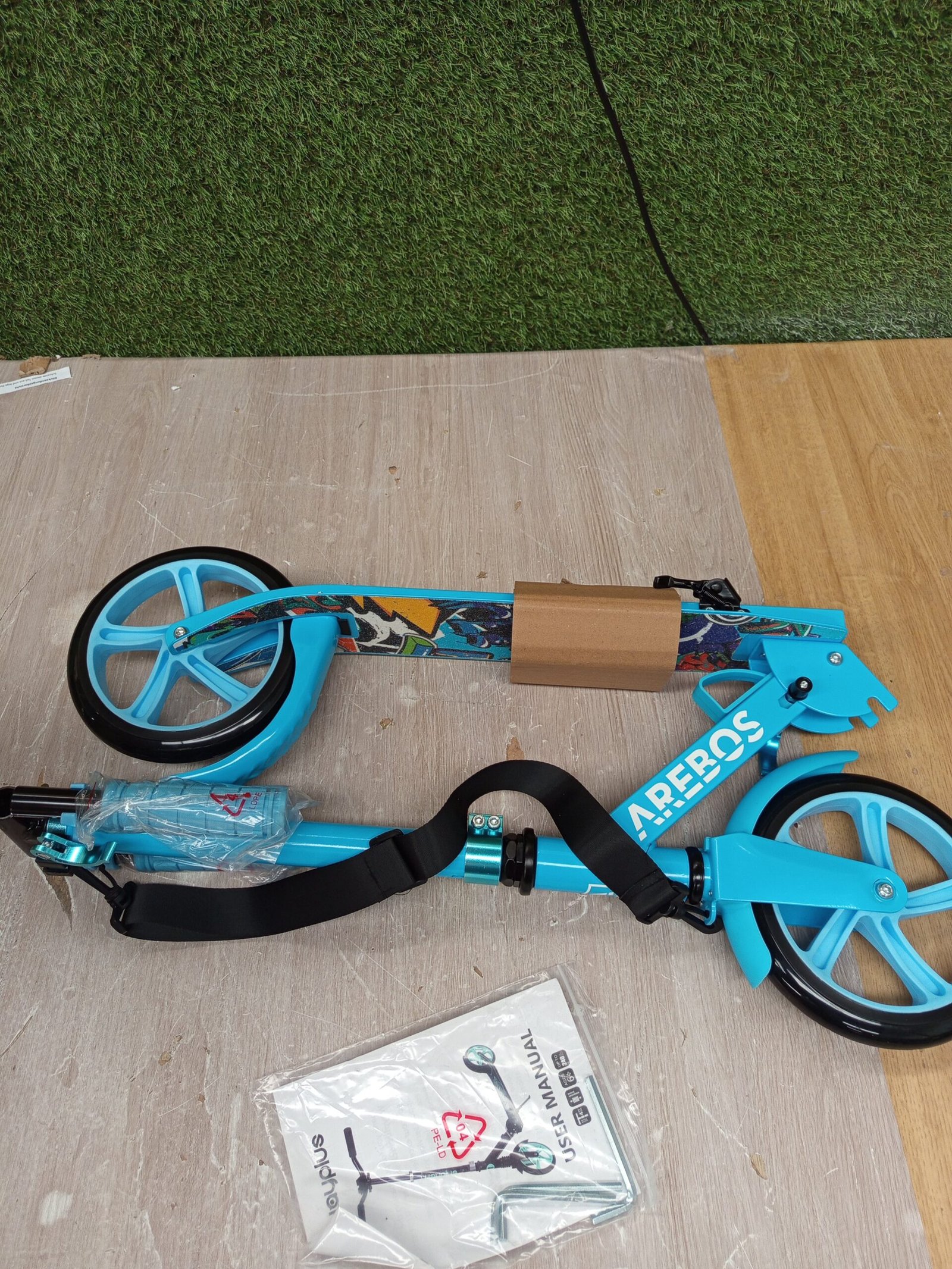 Arebos City Scooter Patinete a Pedales - Imagen 3