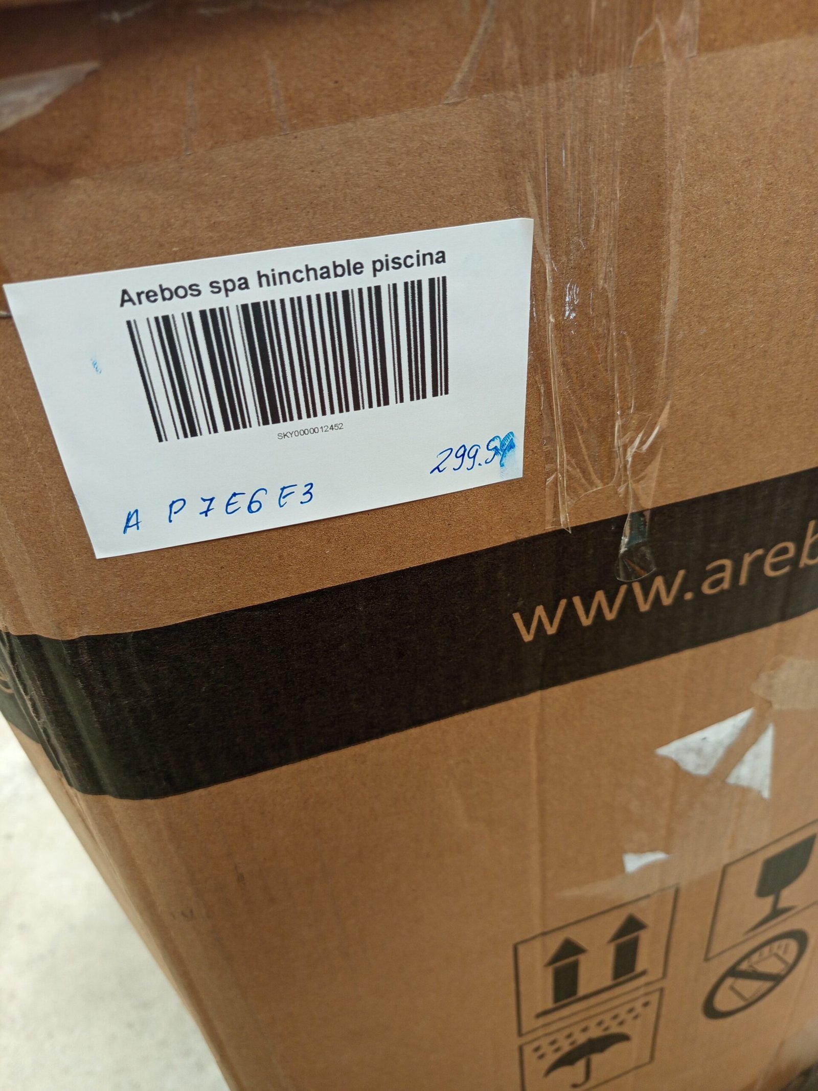 Arebos SPA Hinchable Piscina de hidromasaje - Imagen 6