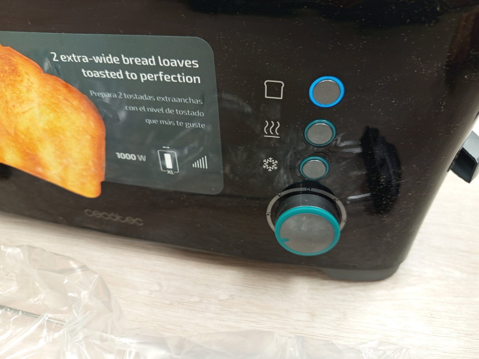 Cecotec Tostador Toast&Taste Extra B, 1000W - Imagen 3