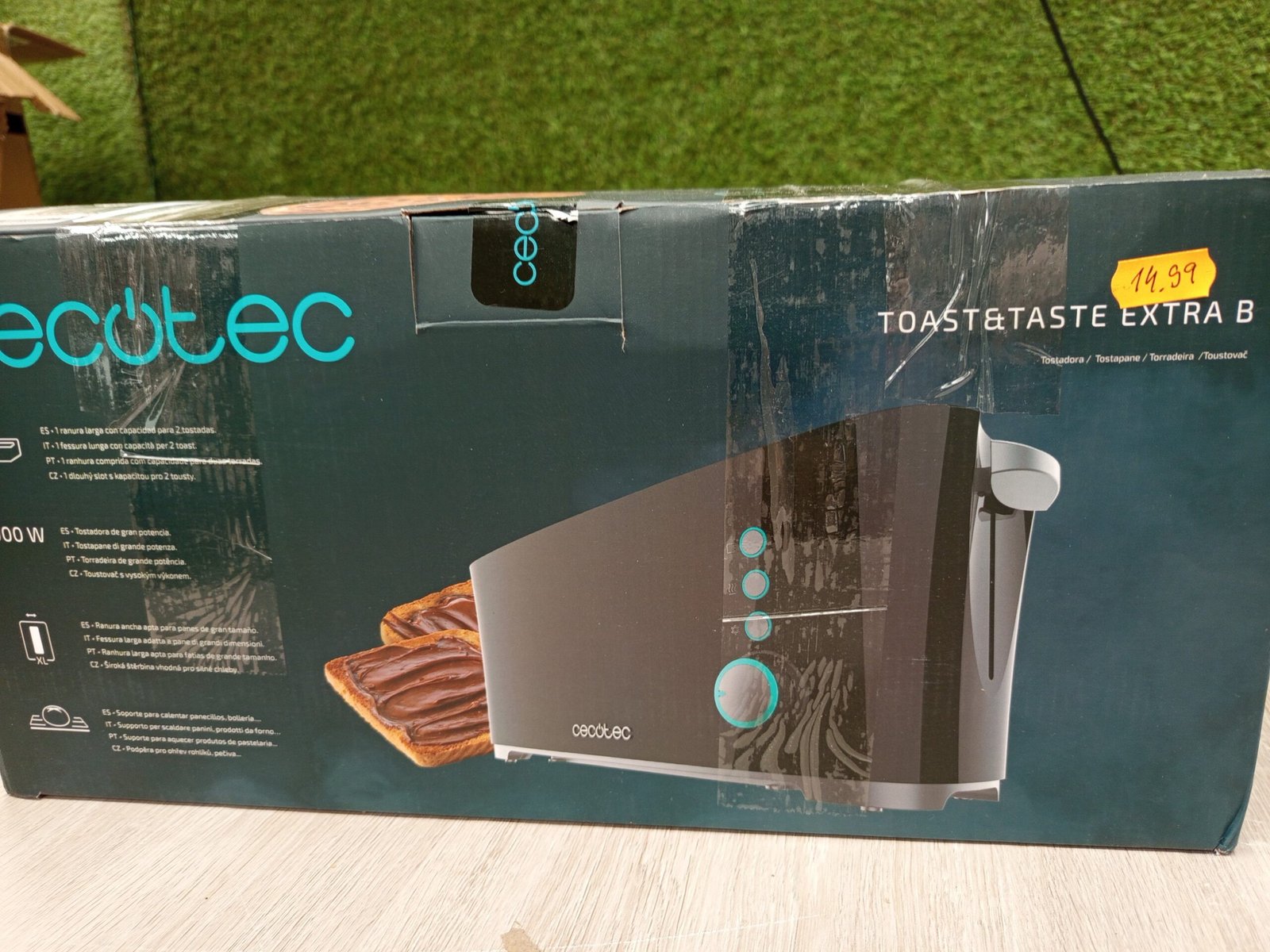 Cecotec Tostador Toast&Taste Extra B, 1000W - Imagen 5