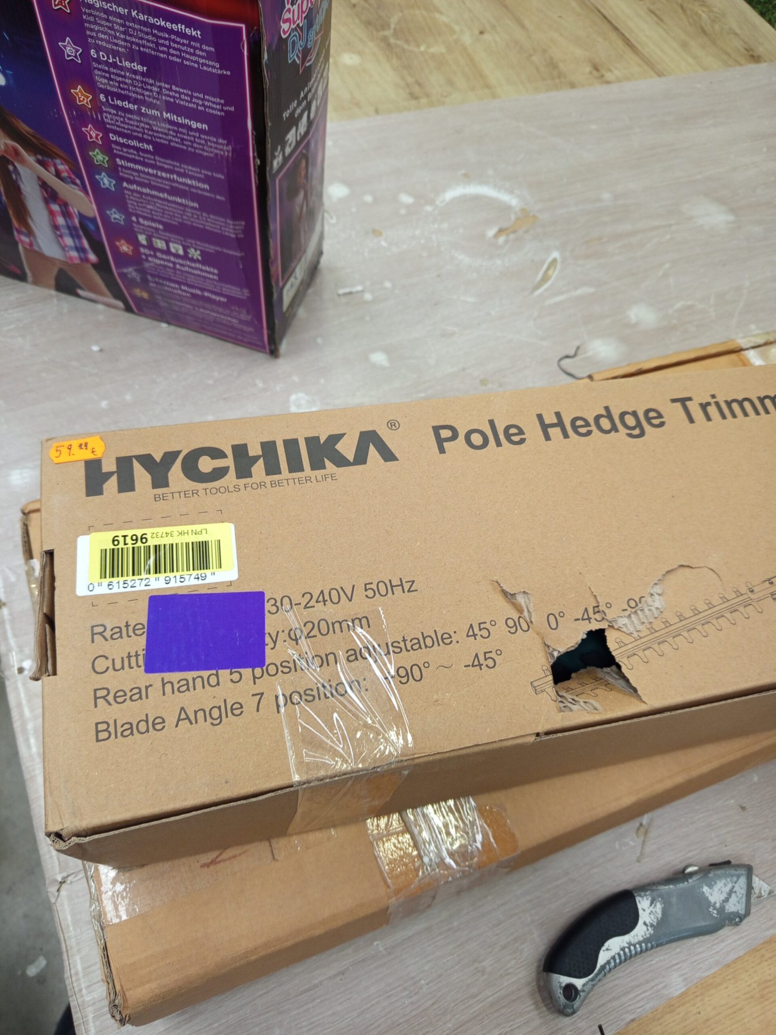 HYCHIKA Cortasetos Electrico Telescopico 900W - Imagen 6