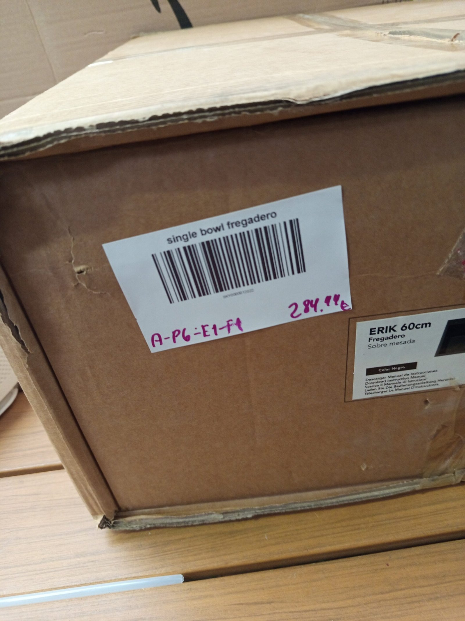 Single Bowl Sinks fregadero de cocina inoxidable. - Imagen 8