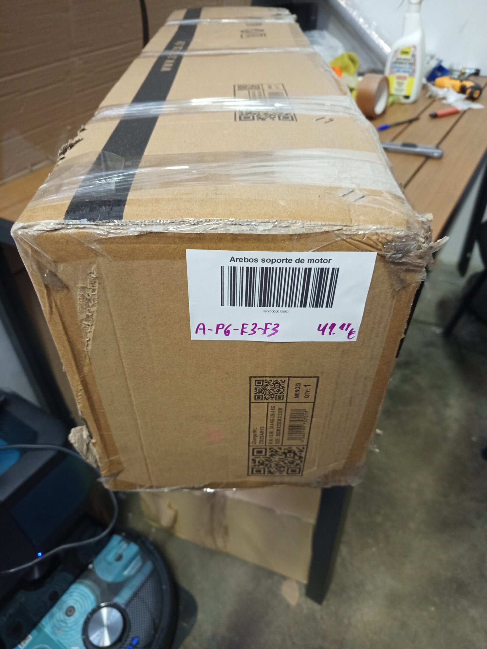 AREBOS Soporte del motor 570 kg - Imagen 10