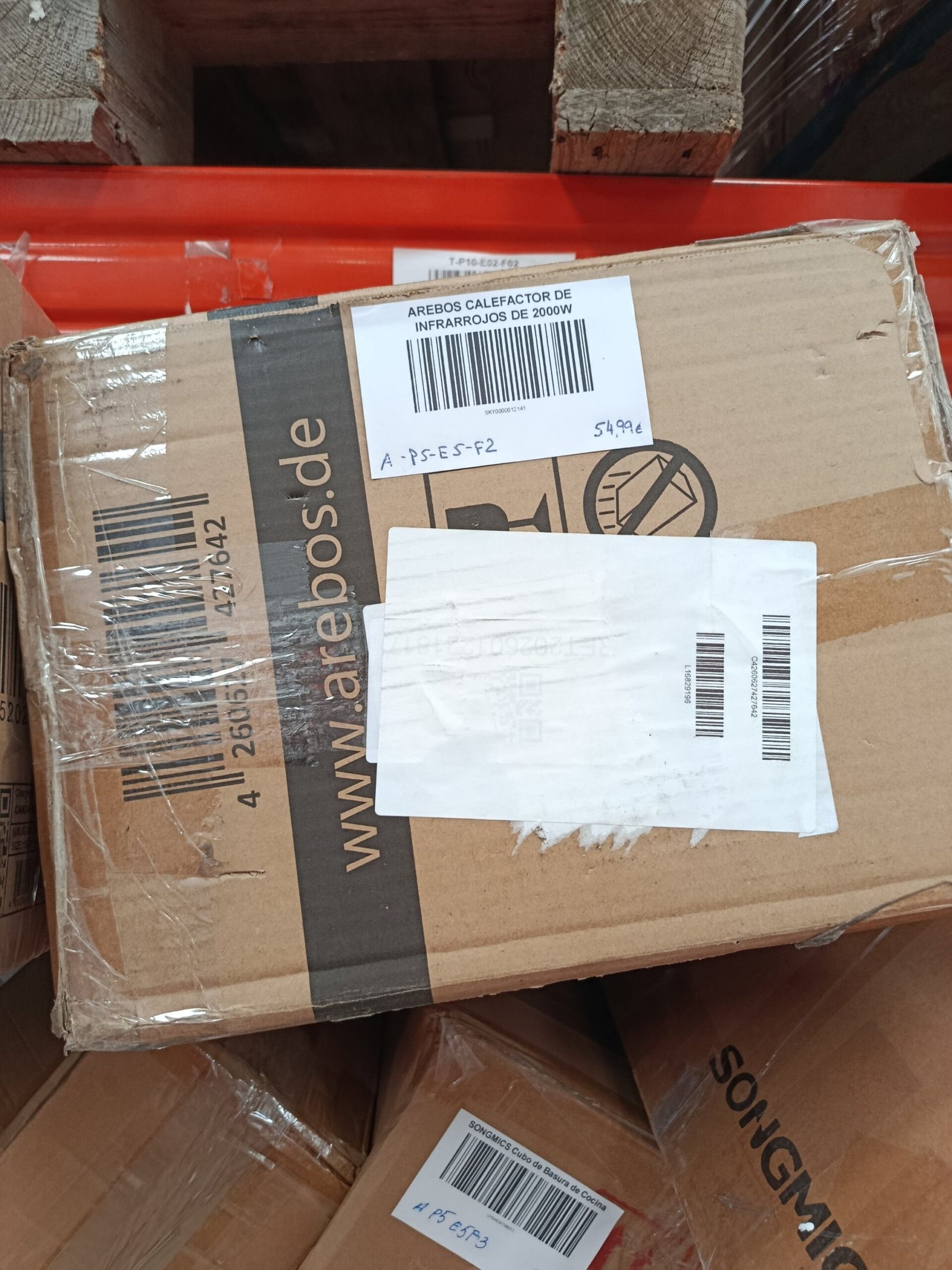 AREBOS Calefactor de Infrarrojos de 2000W - Imagen 9