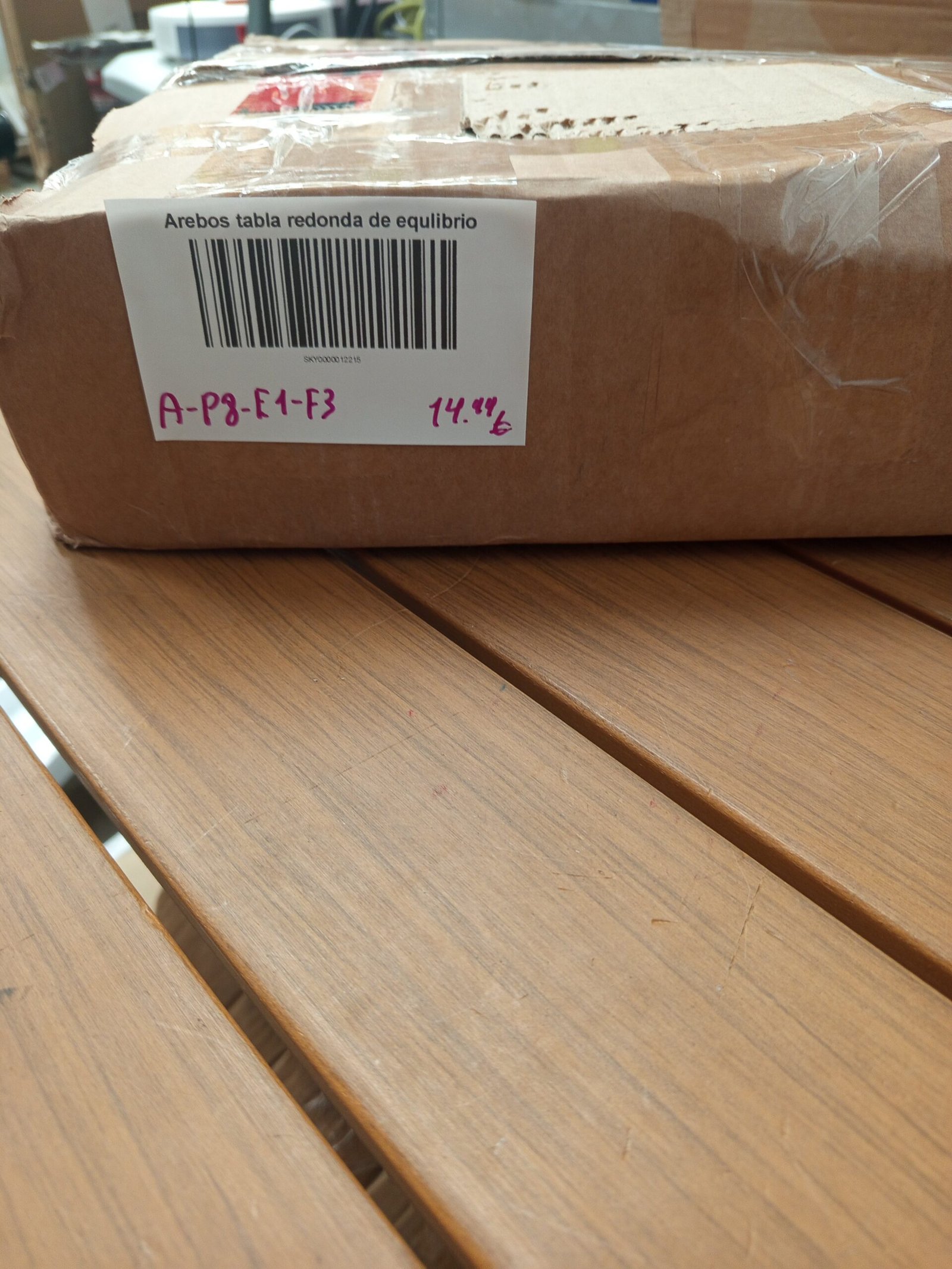 KM-Fit tabla de equilibrio de madera redonda. - Imagen 7