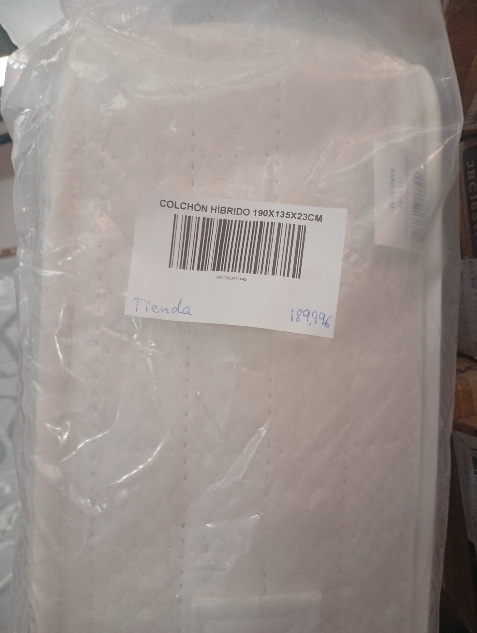 Colchón Híbrido 190x135x23cm - Imagen 6