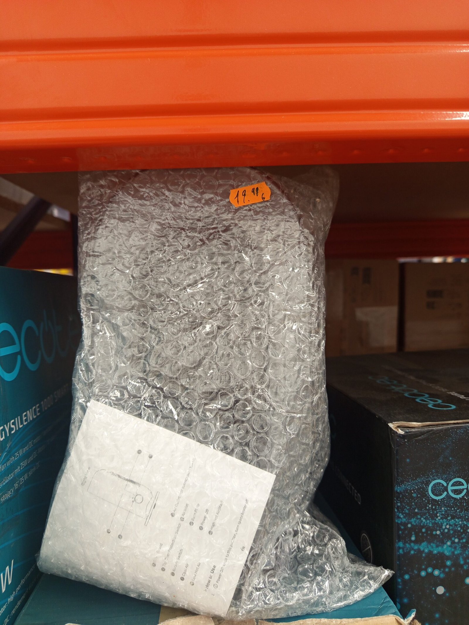 Calefactor Eléctrico Bajo Consumo 600W con termostato,3. - Imagen 8