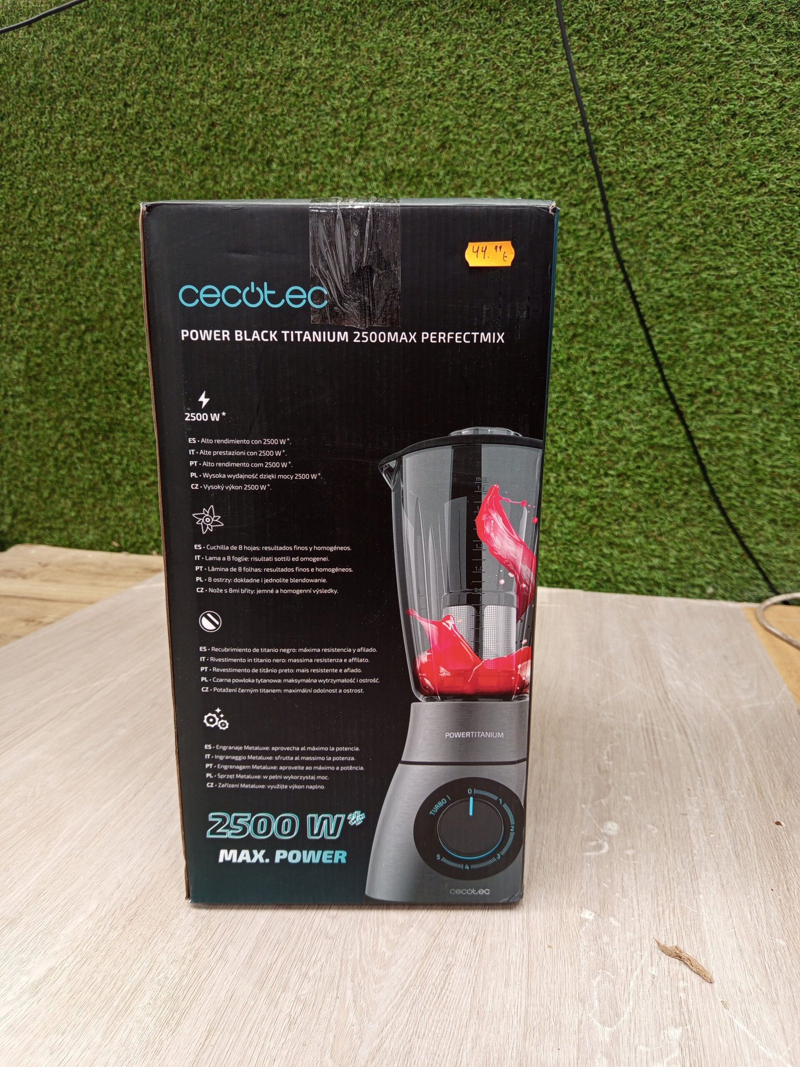 Cecotec Batidora de Vaso Power Black Titanium 2500MAX PerfectMix. - Imagen 10