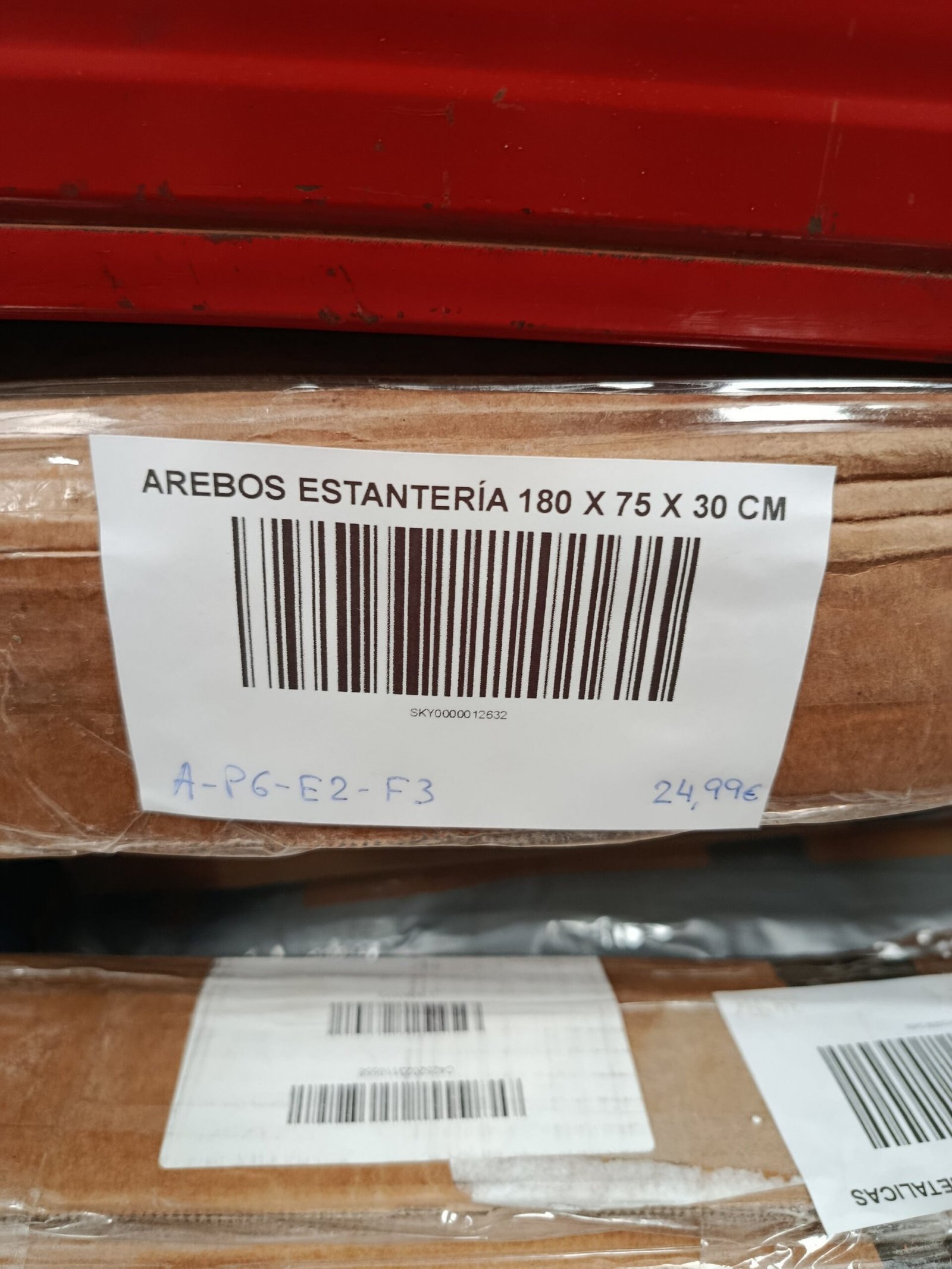 Arebos Estantería 180x75x30cm. - Imagen 8