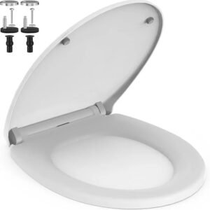 AIMAX Tapa WC Universal, Asiento de Inodoro de Cierre Suave