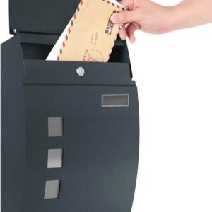 SONGMICS GMB030G02 Buzón de Pared, con Ventanas de visualización