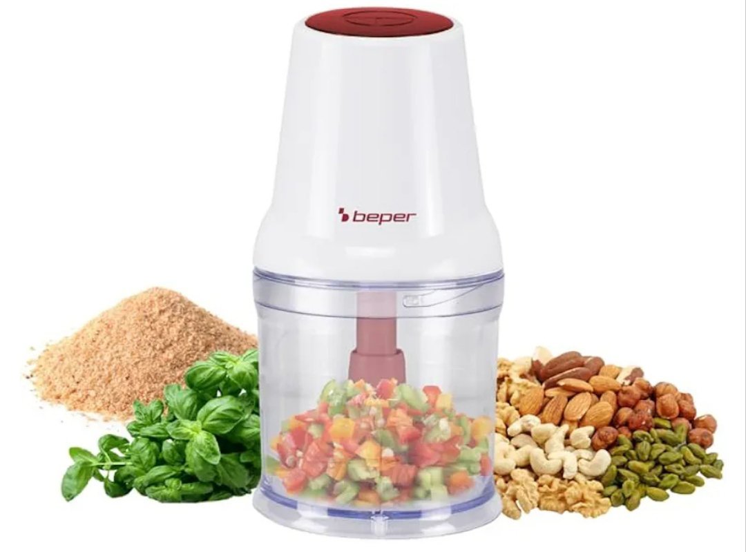 BEPER P102ROB010 Procesador de alimentos de doble cuchilla, 400 W - Imagen 2