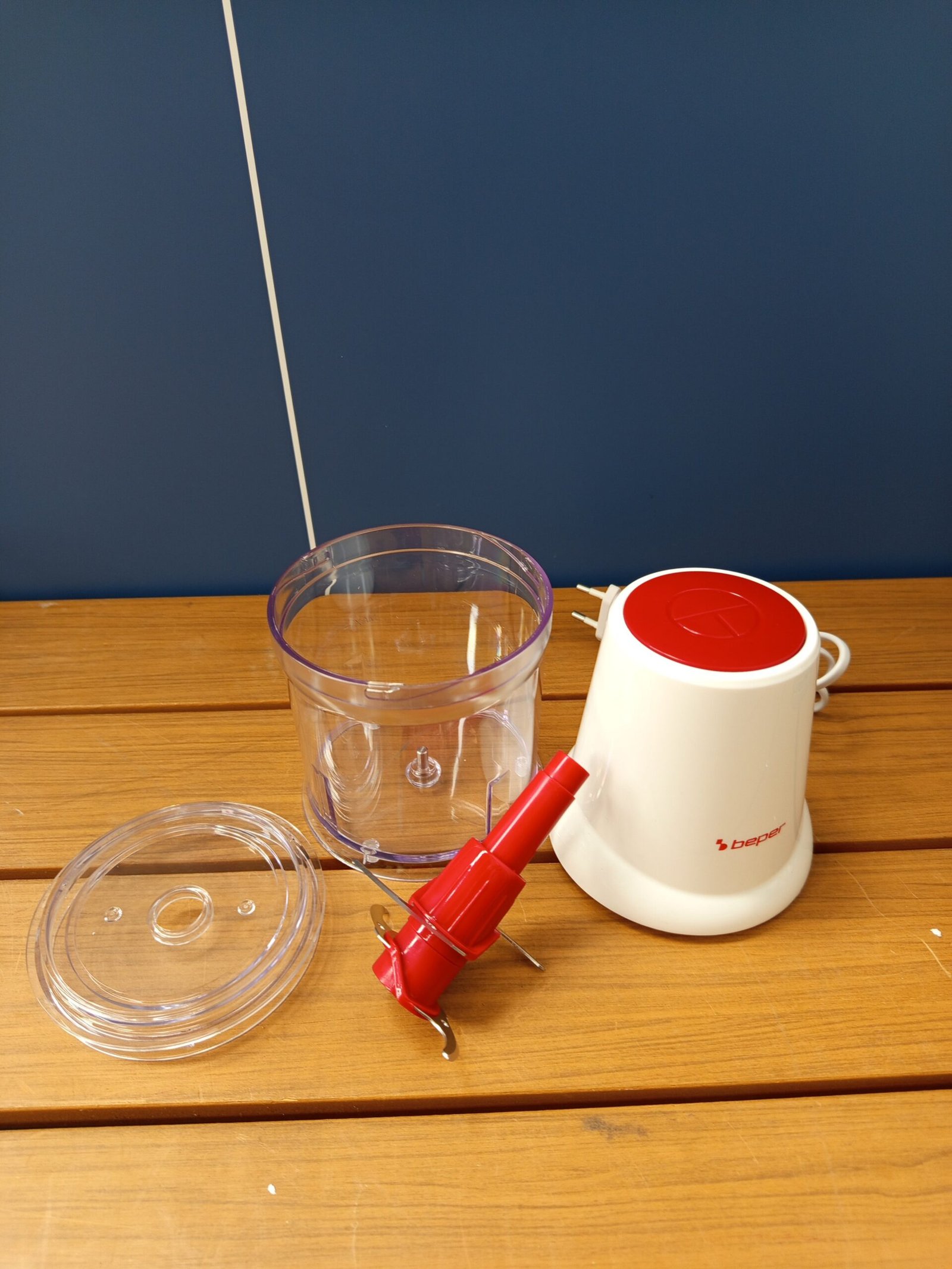 BEPER P102ROB010 Procesador de alimentos de doble cuchilla, 400 W - Imagen 3