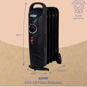 Russell Hobbs RHOFR3001 Radiador de 650 W Lleno de Aceite.