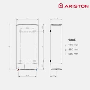 Ariston Velis Wifi - Termo Eléctrico 100L Plano Bajo Consumo.