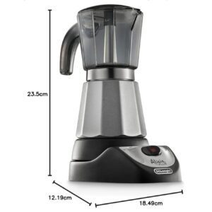 De'Longhi EMKM 6 Alicia - Cafetera Moka Eléctrica, 550 w,