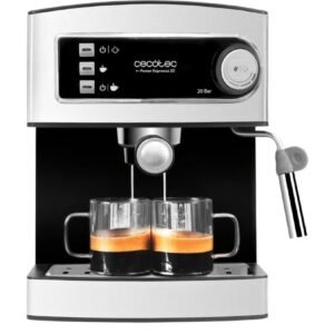 Cecotec Cafetera Express para Espresso y Cappuccino Power Espresso 20. 850W.