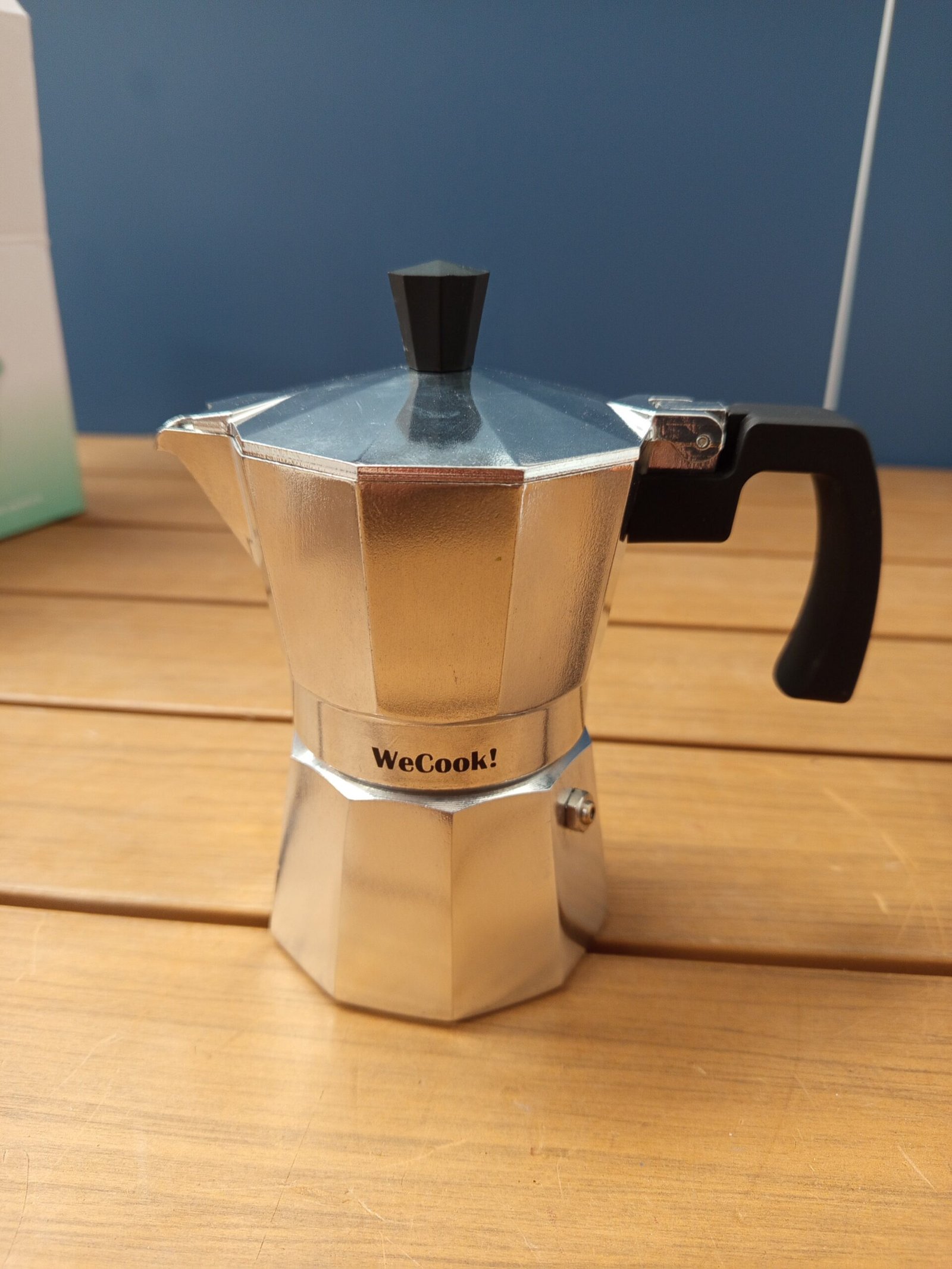 WECOOK! Paola Cafetera Italiana de Aluminio, Express, 3 Taza Café. - Imagen 5