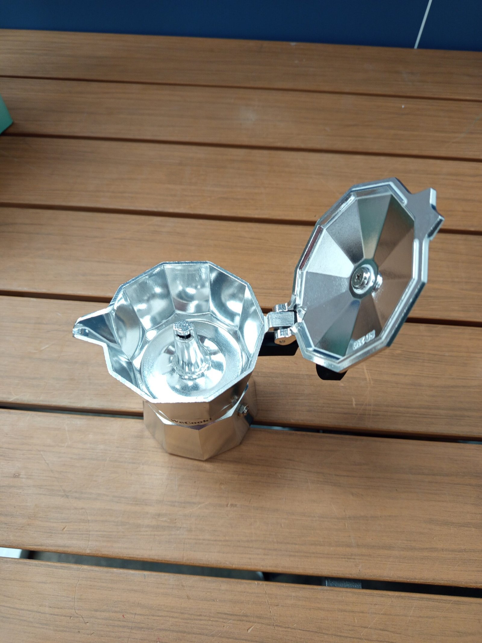 WECOOK! Paola Cafetera Italiana de Aluminio, Express, 3 Taza Café. - Imagen 3