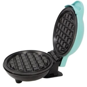 Jocca - Gofrera Redonda Turquesa 500W con Placas Antiadherentes.