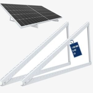 Nuasol Soporte triangular para panel solar 1180 mm plata Arebos.