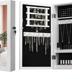 Armario Joyero de Pared - JBC51W - SONGMICS