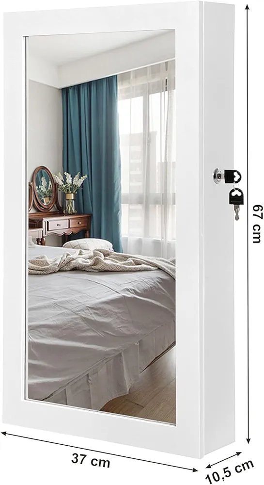 Armario Joyero de Pared - JBC51W - SONGMICS - Imagen 2