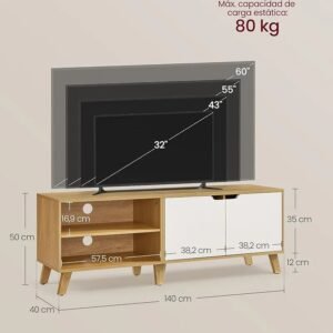 Mueble de TV - LTV027N01 - VASAGLE