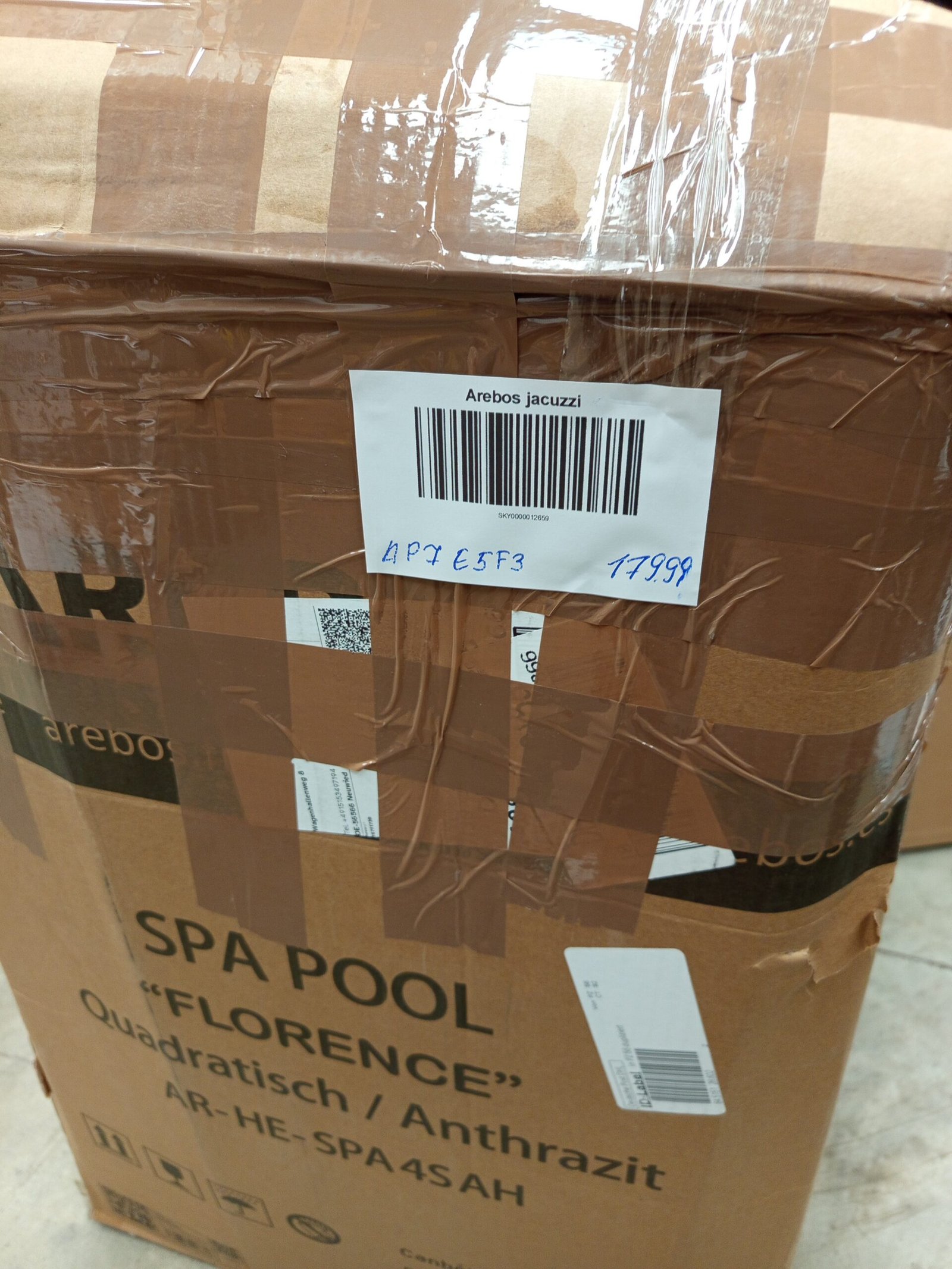 Arebos Piscina de hidromasaje Florence - Imagen 4