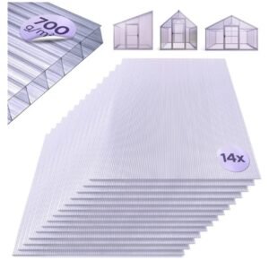 Juego de 14 paneles de policarbonato