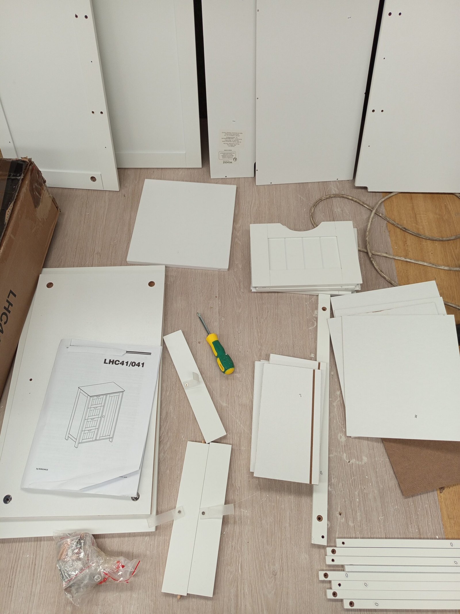 VASAGLE Gabinete de Baño LHC41W - Imagen 5