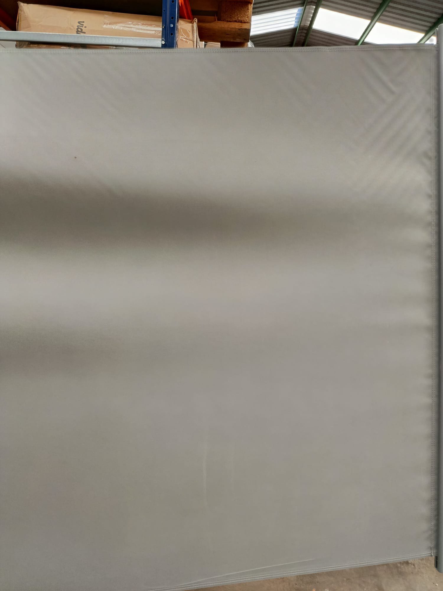 vidaXL Toldo lateral retráctil 150x350 cm gris - Imagen 3