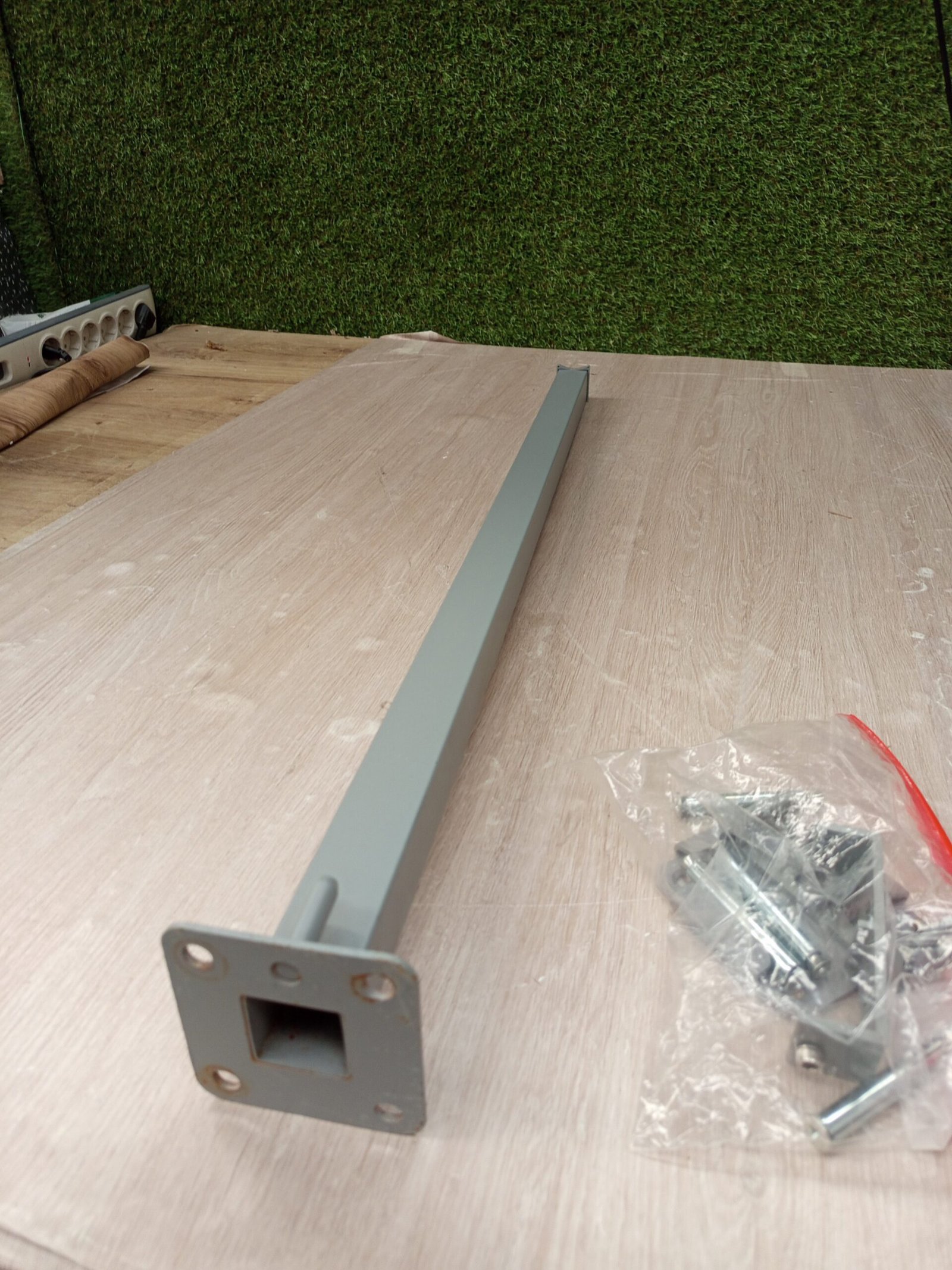 vidaXL Toldo lateral retráctil 150x350 cm gris - Imagen 9